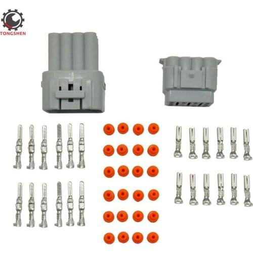 12 Pin Way IP67 Waterproof Sealed Electrical Wire Connector Plug Nylon Housing Terminal Sockets AC/DC Conn Plug For Auto Car