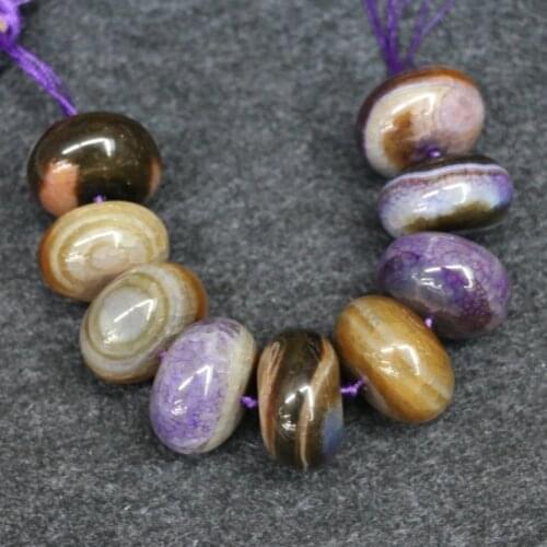 15.5''/strand Dyed Colors Stone Loose Beads, Necklace Components to Connector, Many color for choice, total 9pcs/strand