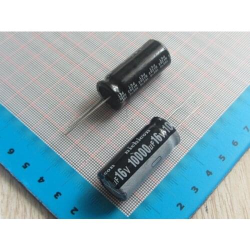 Free Shipping 50pcs/lot high Quality DIP Aluminum Electrolytic Capacitor 16V 10000uf 16*35MM electrolytic capacitor 10000UF