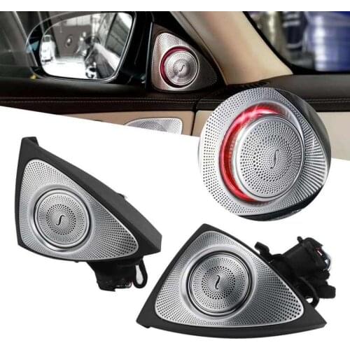 64 Color 3D Rotating Tweeter Speaker with LED Ambient Lighting Replacement for Mercedes-Benz S-Class W222 Facelift 2018-2020