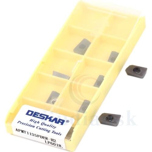 APMT1135PDER-H2 LF6018 Milling Insert APMT1604PDER-H2 LF6018 Carbide Blade Milling Cutter CNC Lathe Stainless Steel Turning Tool