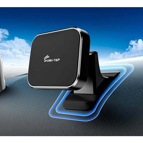 Sumitap Car Phone Holder Magnetic for iPhone 12 11 Xiaomi Huawei Universal Dashboard Magnet GPS Support Bracket Mobile Car Stand