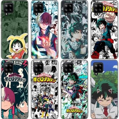 My Hero Academia Midoriya Case For Samsung Galaxy A12 A02S A22 A32 A52 A72 A71 A51 A41 A31 A21 A11 A50 A70 A10S A20S Black Cover