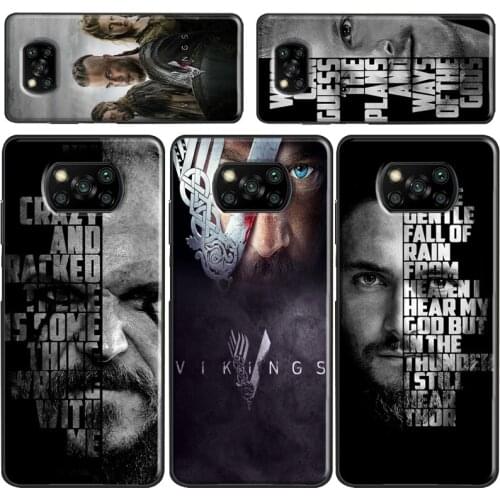 Vikings Ragnar Bjorn Floki quotes Case For Xiaomi Redmi Note 7 8 9 Pro A 8T 9S 9C K30 Mi 10 Ultra Note 10 Lite POCO X3 F2