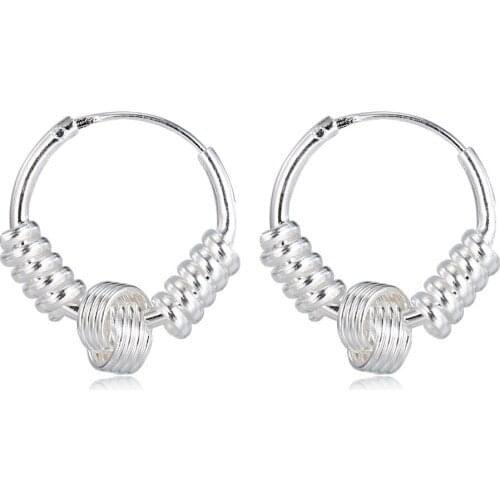 European Shiny Metal Color Hoop Earrings Circle Handmade Cool Small Hoop Earring For Women Bijoux Bijoux Fashion Jewelry