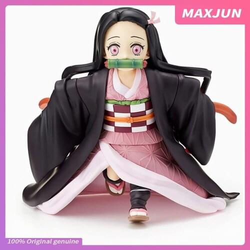SEGA Anime Demon Slayer Figure kawaii Kamado Nezuko Petite cute Action Figures PVC Model Toys Kimetsu No Yaiba Figure