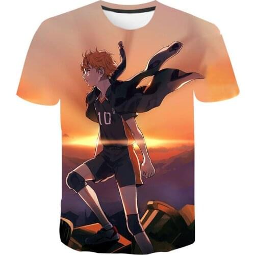 Haikyuu Anime T Shirt For Men Camisetas Manga Tops Clothes Ropa Hombre Streetwear Tee Camisa Masculina Verano Koszulki Chemise