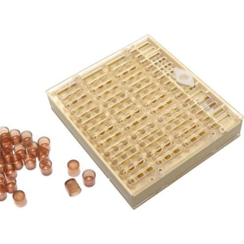 Beekeeping Tools Queen Rearing Cupkit Box 120x Brown Cell CupsSystem Cupularve Tools Bee Keeper Tools