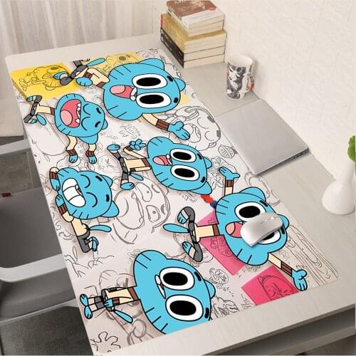Mouse pad Computer The Amazing World Gumball Keyboard Mouse Mats Large Mousepad Keyboard Gamers Decoracion Desk Mat For CSGO