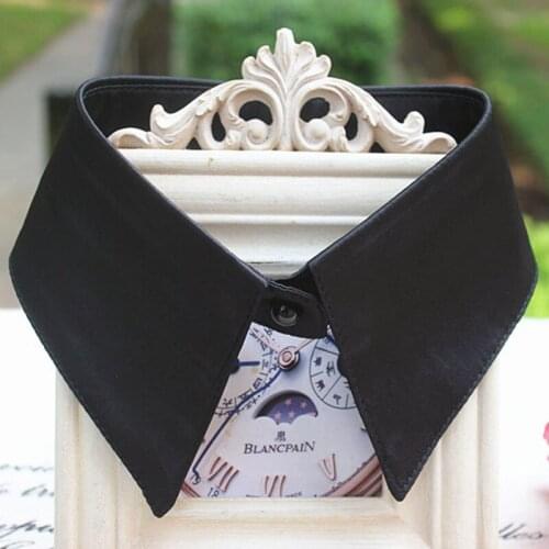 False Elegant pearl Cotton Women Lapel Fake Korean style Womens Fake Collar Female spring winte False Collar Detachable Collar