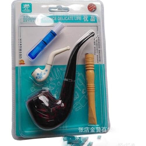 Filter Cigarette Holder Set Cleanable Filter Pipe Easy To Carry Cigarettes Fashion Filter Cigarette Holder Gadgets for Men