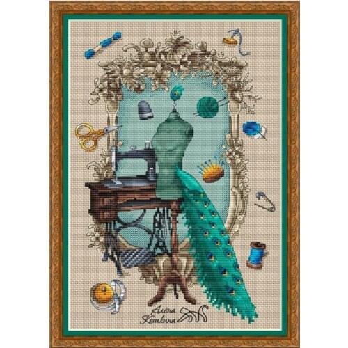 ZZ1596 DIY Homefun Cross Stitch Kit Packages Counted Cross-Stitching Kits New Pattern NOT PRINTED Cross stich Painting Set