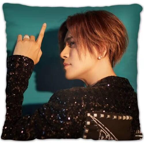 Piggy Luo Zhixiang Pillowcase Star Photo Poster Cushion Cover Souvenir Throw Pillow Cov Fall Decorations for Home Cheer Surround