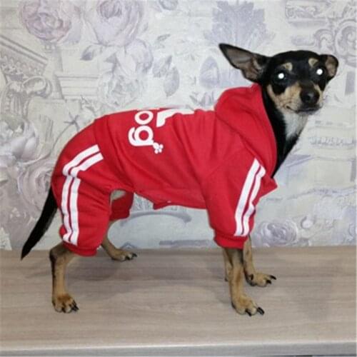 Dog Clothes Winter Warm Pet Dog Jacket Coat Puppy Christmas Clothing Hoodies For Small Medium Dogs Puppy Yorkshire Outfit XS-2XL