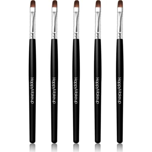 Single Lip Brush Lipstick Lip Gloss Applicator Portable Black Lip Makeup Brush Beauty Make Up Brush Tools Cosmetics Accessories