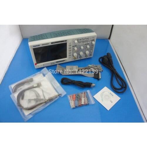 Hantek MSO5202D 200MHz 2 Ch 1GSa/s Oscilloscope 16Ch Logic Analyzer 2in1 800x480