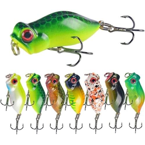 1PCS Minnow Fishing Lure 40mm 3.2g Topwater Hard Bait Wobbler Jig Bait Crankbait Carp Striped bass Pesca Fishing tackle SwimBait