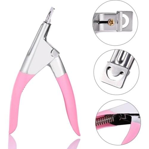Professional Nail Art Clipper Type U One Word False Tips Edge Cutter Nail Clipper Toe Nail File Foot Care Pedicure Nail Art Tool