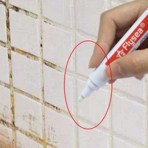 Color Pen White Tile Refill Grout Pen Tile Gap Repair Bathroom Porcelain Filling Mouldproof Cleaner Agents Waterproof Paint Tool