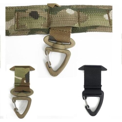 2pcs/lot Tactical Triangle Hook Hanging Buckle Keychain Clasp Vest Waist Belt MOLLE Hook