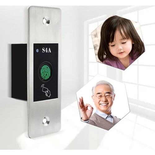 Metal IP66 Waterproof Outdoor Use Embedded Biometric Fingerprint Access Controller Standalone RFID Card Door Access Control