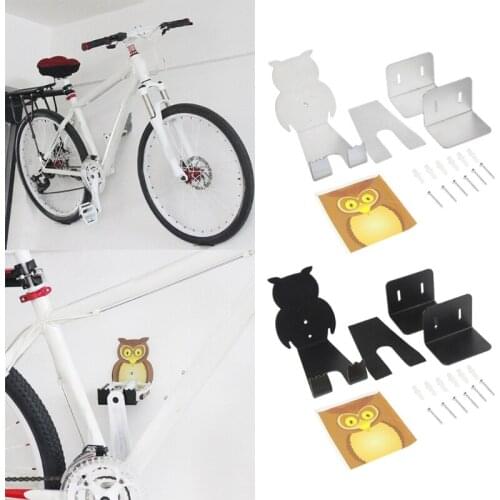 Bike Wall Mount Indoor Bicycle Parking Rack Heavy Duty Bicycle Wall Stand Holder Hook with Sponge Gasket For Mountain Road Bike