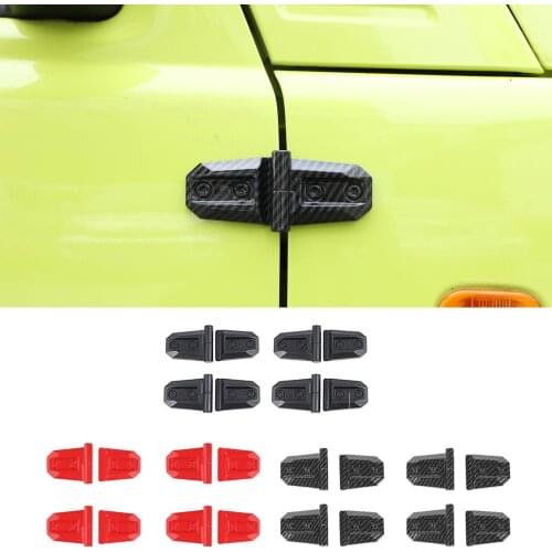 ABS Exterior Door Hinge Protector Cover Decoraiton Trim Fit for Suzuki Jimny 2019-2021 Car Decal Accessories