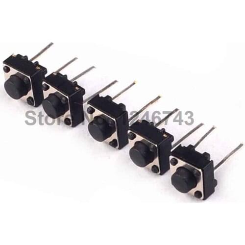 100PCS/LOT Tactile Push Button Switch 6x6x5mm 6*6*5mm
