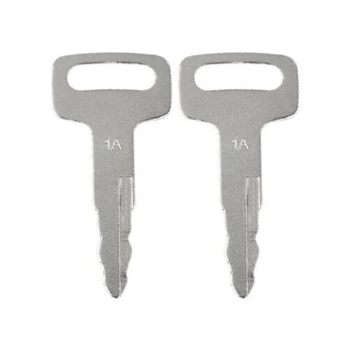 2) Ignition Keys For Nissan Forklift Heavy Equipment NEW # 1A, KEY00-GB01A Free Shipping
