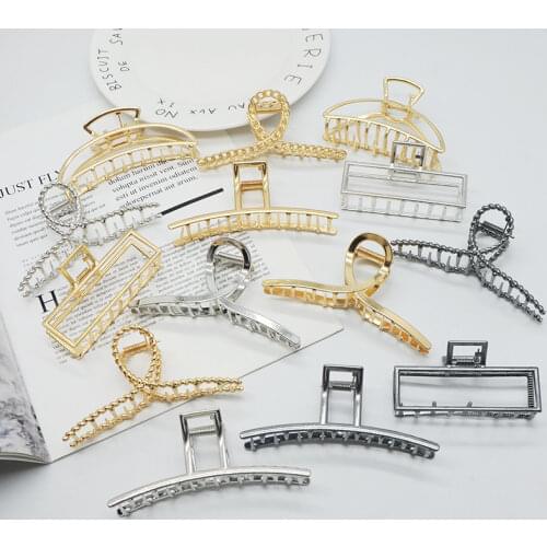 2021 Multiple Styles Fashion Alloy Geometric Large Butterfly Love Pendant Hairpin Barrettes for Women Girl Accessories Headwear