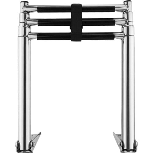 3 Step Boat Telescoping Folding Ladder Stainless Steel Marine Hardware Deck Outboard Swim Platform Boat Ponton Yacht Accessories