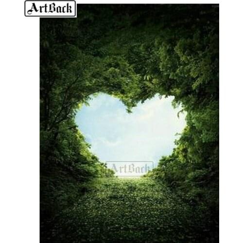 DIY 5d diamond painting tree heart pattern full square round 3d diamond embroidery rhinestone home decoration gift