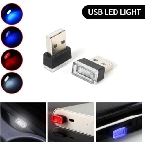 Car light USB Atmosphere Light Auto Mini USB Light LED Modeling Light Automotive Interior Car Ambient Light Car Interior Light