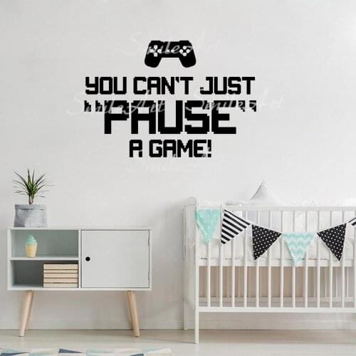 Free shipping Game Removable Art Vinyl Wall Stickers For Living Room Bedroom Waterproof Wall Art Decal