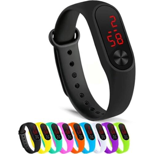 New simple and stylish LED electronic bracelet watch student children sports fashion calendar couple trend gift watch