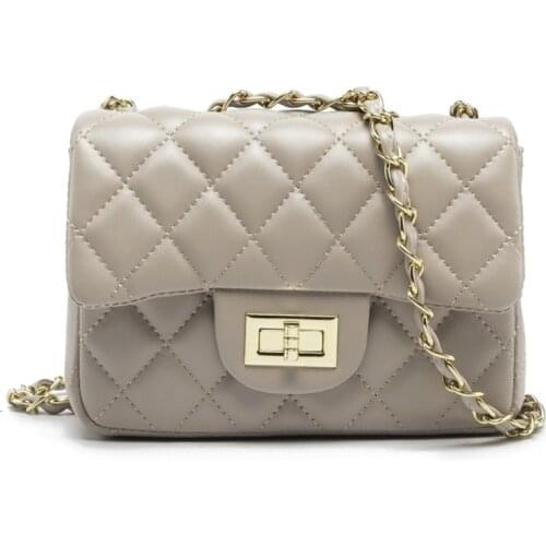 Black Women Shoulder Bag Crossbody Chain Clutch Bags Plaid Handbag Quilted Sac A Main C Flap Leather Small Messenger Bag