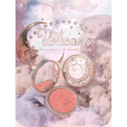 Cy Flower Know Relief Blush Peach Rouge Delicate No Falling out Natural Nude Makeup Free Shipping