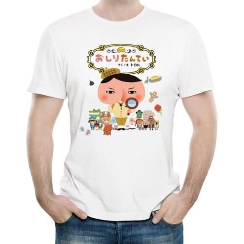 Butt Detective t shirt Japanese Anime Cartoon 3D Print Summer T-Shirt Women/Men Fashion Graphic Top Tee Streetwear Costume