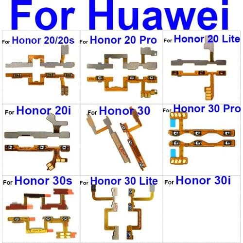 Power & Volume Flex Cable For Huawei Honor 20 20i 20 20s Pro Lite Volume & Power Screen Shutter Button Switch Flex Ribbon Repair