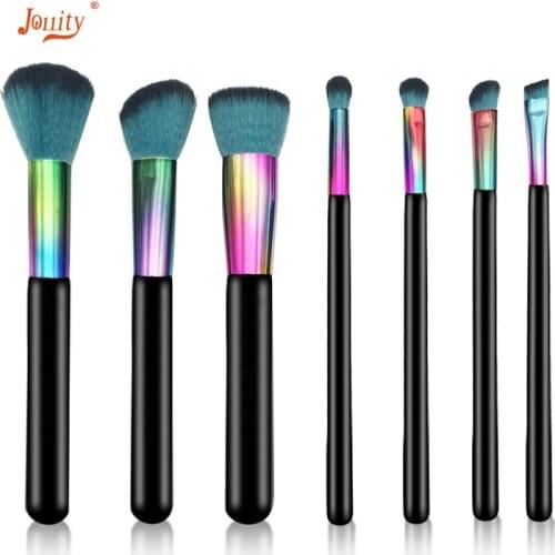 Jollity 7pcs Makeup Brushes Set Powder Foundation Eyeshadow Applicator Beauty Make Up Tools Concealer Cosmetic Brush Makeup kit
