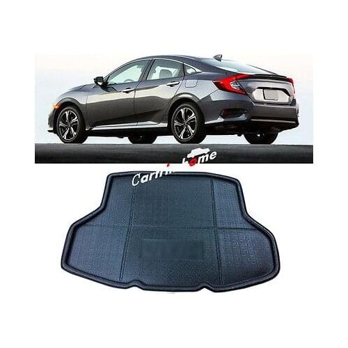 Car Rear Boot Cargo Trunk Mat Pad For Honda Civic 10th Gen 4dr Sedan 2016 2017