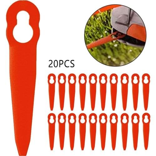 High Quality 20pcs Blade For STIHL FSA 45 Cordless Strimmer Grass Trimmer Plastic Blades Durable Blades Dropshipping New Arrival