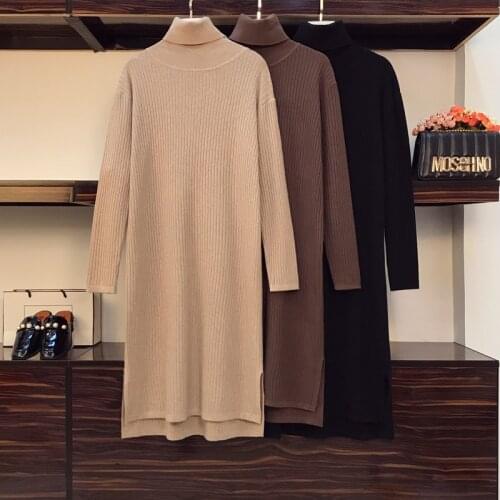 2020 New Product Elegant Gentle Style Skirt Fashion All-Match Base Skirt Slim Knit DressFemale Autumn And winter Fashion