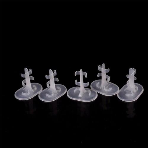 5pcs Plastic Transparent Doll Stand Display Holder For Girl Dolls 1/6 Doll Accessories Support Leg Holders