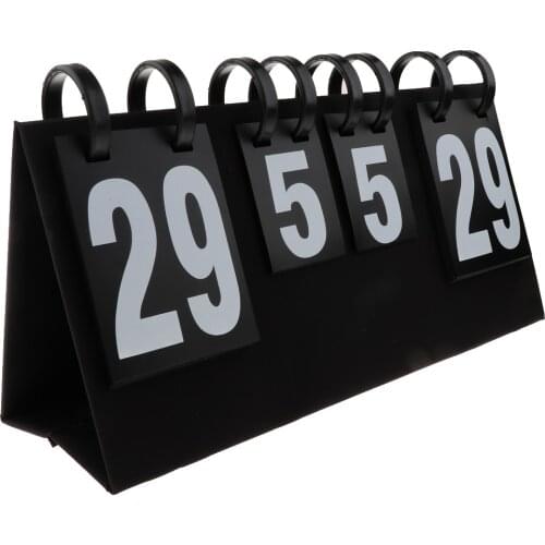 Portable Table Top Flip Multi Scoreboard for