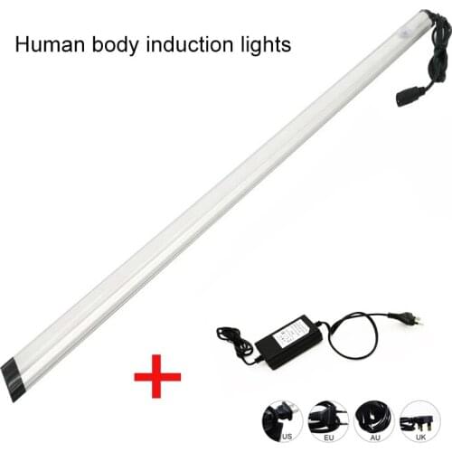 30cm/50cm 12V 8W/10W LED PIR Auto Motion Sensor Light Intelligent infrared Induction Lamp Night Lights with DC connect