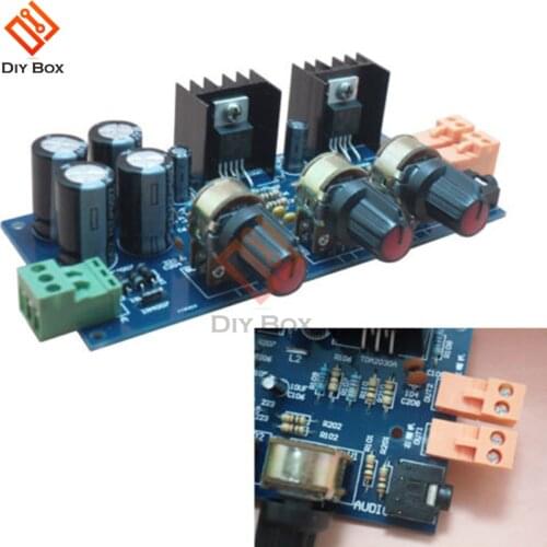 TDA2030 power Amplifier Board module Audio Speaker Sound Supply TDA2030 Modulo Amplificador 18WX2 Hifi Stereo Volume Control