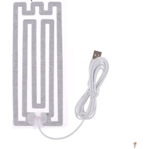 USB Heating Element Film Heater Heated Insoles Winter Outdoor Sports Ski Heating Insoles Keep Warm for Men Women Shoes8*18CM