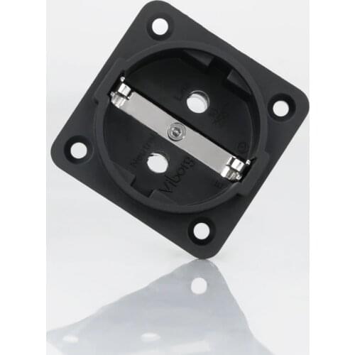 Viborg VE01R 100% Pure Copper Rhodium plated Schuko Sockets European German Power Socket Wall Plate 250V 16A