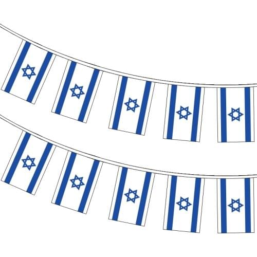 Xvggdg 20pcs/set israel bunting flags Pennant String Banner Buntings Festival Party Holiday